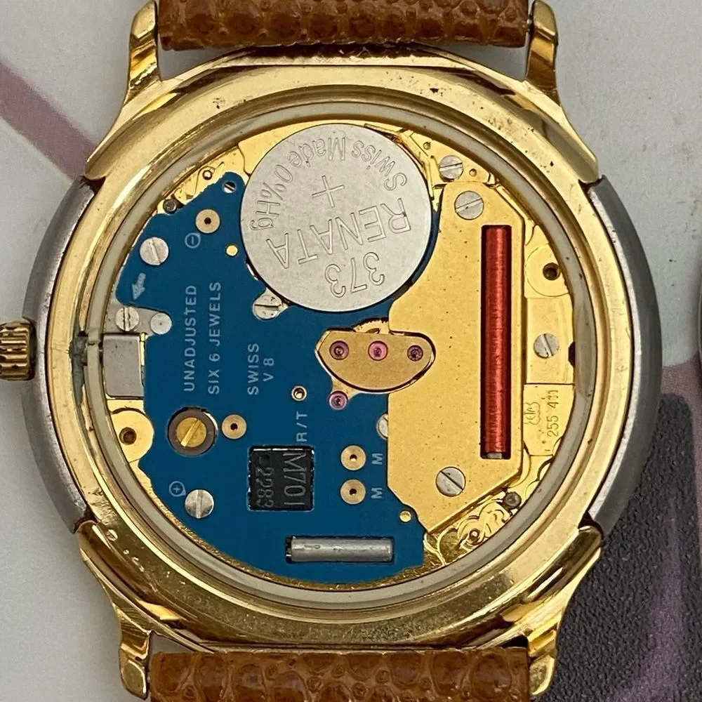 Vintage Favre-Leuba Geneve Swiss Made Diamond Accent Men's / Unisex Dress Watch